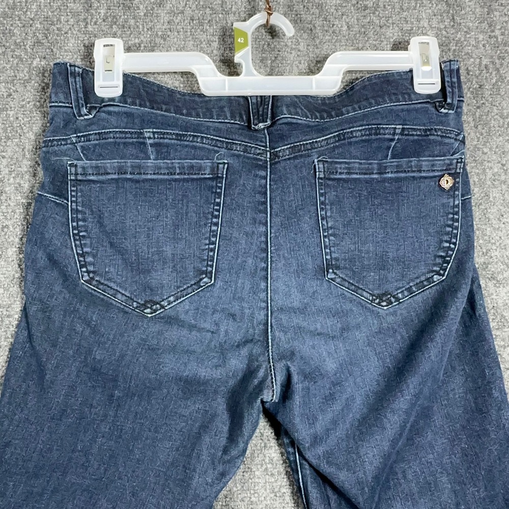 Democracy Absolution Jeans Women Size 12 Dark Wash Skinny Stretch Mid Rise Denim - Picture 8 of 14